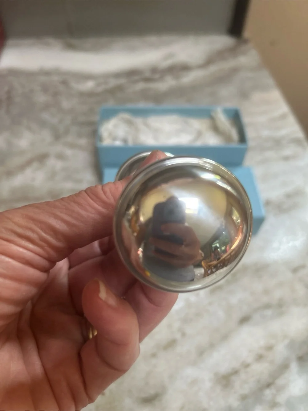Silver Company Pewter Dumbell Style 4